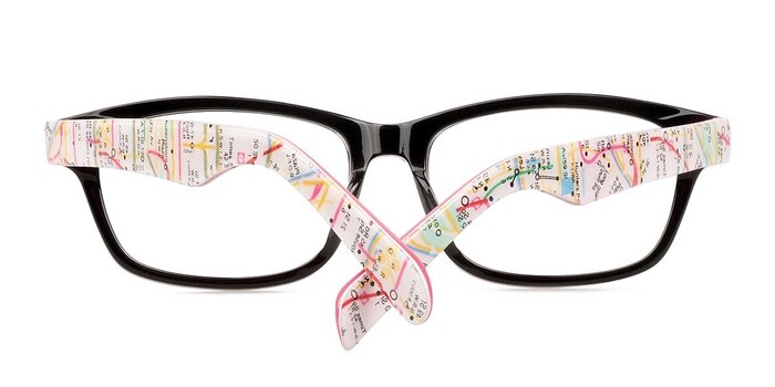 Black/Pink Baker -  Acétate Lunettes de vue