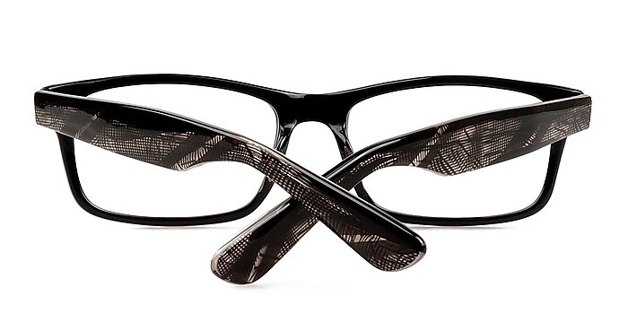 Black/Gray Laken -  Classic Acetate Eyeglasses
