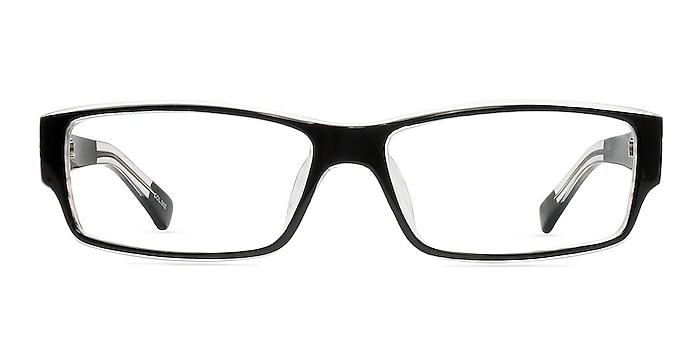 Trevi Black/Clear Acetate Eyeglass Frames from EyeBuyDirect