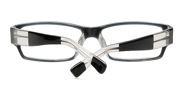 Black/Clear Trevi -  Acetate Eyeglasses