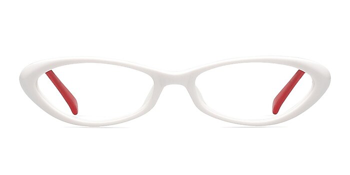 Storm White Acetate Eyeglass Frames from EyeBuyDirect
