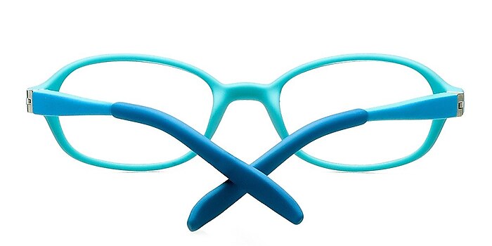 Blue/Green Shelli -  Lightweight Plastic Eyeglasses
