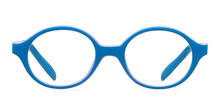 Theo Blue/Purple Plastic Eyeglass Frames from EyeBuyDirect
