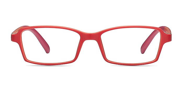 Ricki Red Plastic Eyeglass Frames from EyeBuyDirect