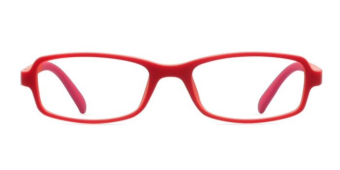 Kiwi Rouge Plastique Montures de lunettes de vue d'EyeBuyDirect