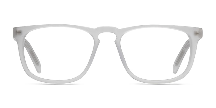 Rhode Island Matte Clear Acetate Eyeglass Frames from EyeBuyDirect
