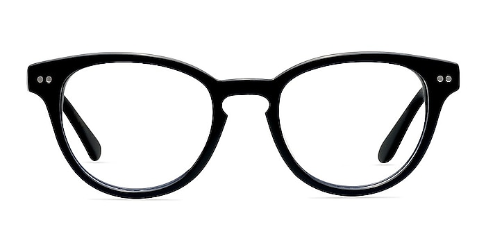 Soho Black Acetate Eyeglass Frames from EyeBuyDirect