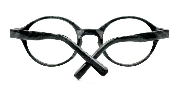 Gray/Striped Theophilus -  Acetate Eyeglasses