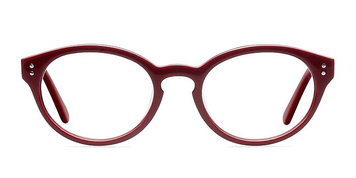 Olivia Red Acetate Eyeglass Frames from EyeBuyDirect
