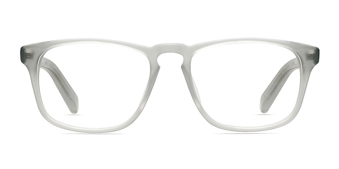 Rhode Island Matte Gray Acétate Montures de lunettes de vue d'EyeBuyDirect