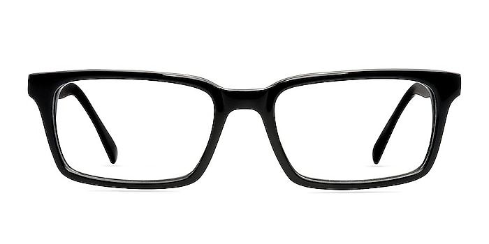 Clark  Black  Acetate Eyeglass Frames from EyeBuyDirect