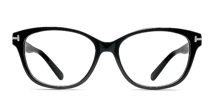 Mia Farrow Noir Acétate Montures de lunettes de vue d'EyeBuyDirect