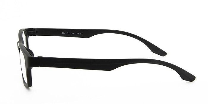 Rae Black Plastic Eyeglass Frames from EyeBuyDirect