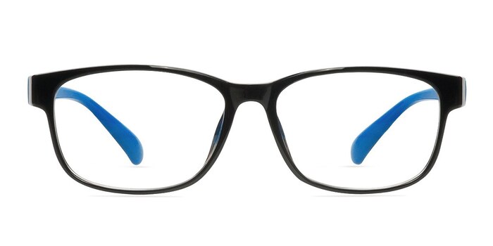 Robbie Black/Blue Plastique Montures de lunettes de vue d'EyeBuyDirect