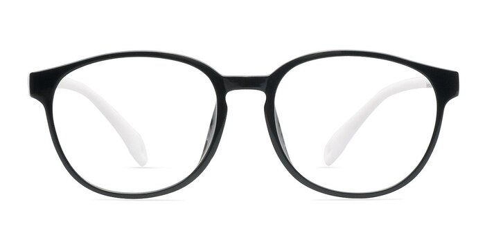 Alessandra Noir Plastique Montures de lunettes de vue d'EyeBuyDirect