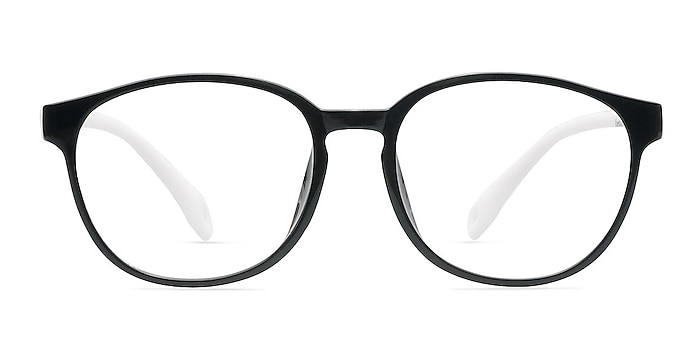 Alessandra Black Plastic Eyeglass Frames from EyeBuyDirect
