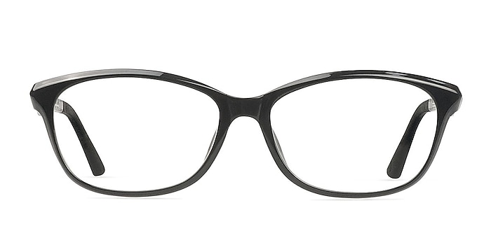 Amelie Black Plastic Eyeglass Frames from EyeBuyDirect