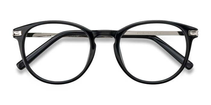 Darice Round Black Frame Glasses