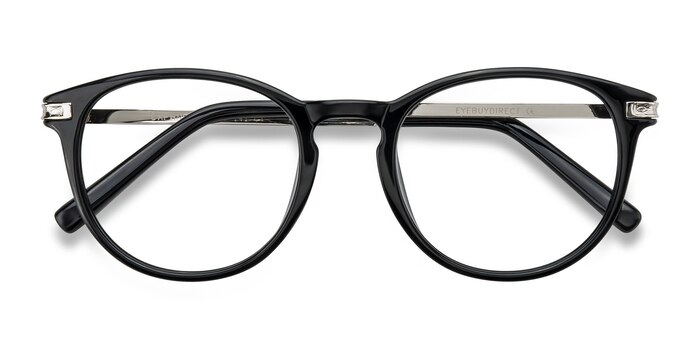 Black Daphne -  Fashion Plastic, Metal Eyeglasses