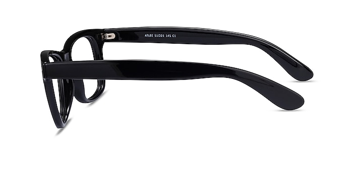Atlee Noir Plastique Montures de lunettes de vue d'EyeBuyDirect