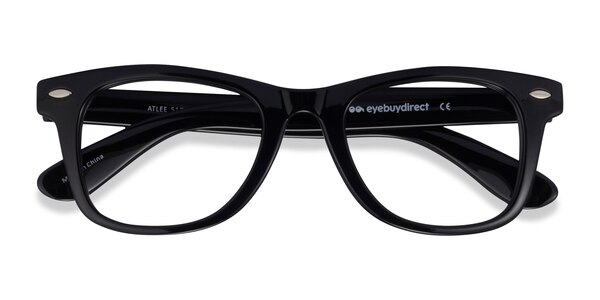 Atlee prescription eyeglasses (Black) - 12767 - Eyeglasses These black eyeglasses are audacious and perfectly sku 12767