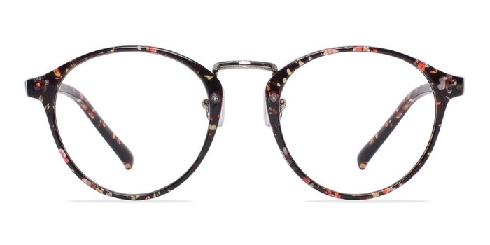 Chillax Red/Floral Plastic Eyeglass Frames from EyeBuyDirect