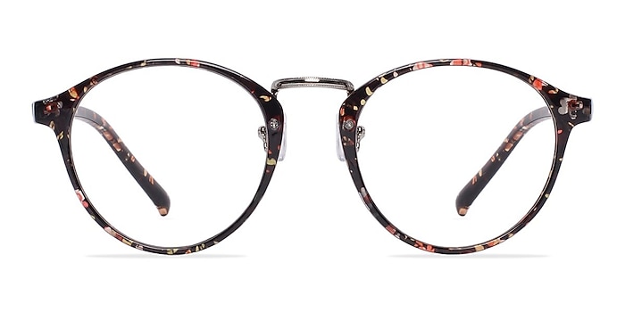 Chillax Red/Floral Plastique Montures de lunettes de vue d'EyeBuyDirect