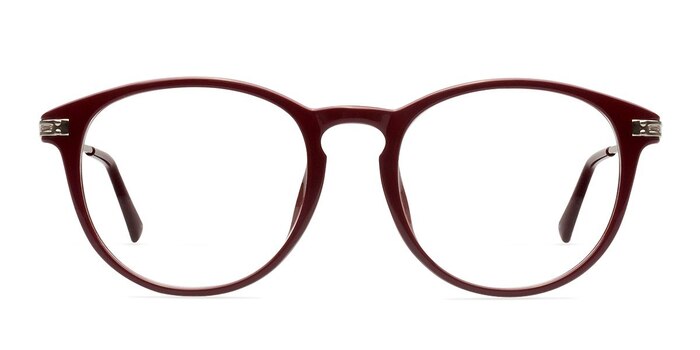 Muse Round Red Glasses for Women | Eyebuydirect