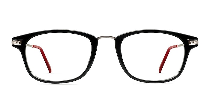 Monaco Black Plastic Eyeglass Frames from EyeBuyDirect