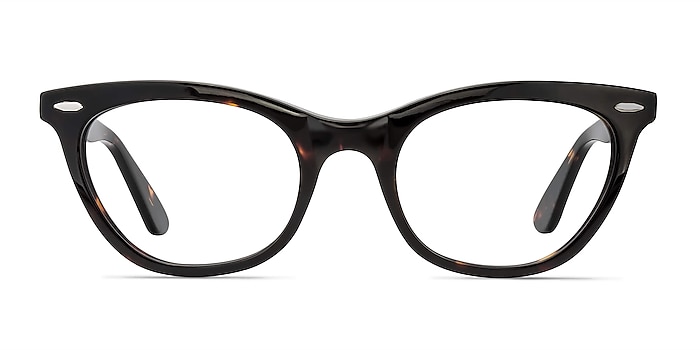 Ellie Tortoise Acetate Eyeglass Frames from EyeBuyDirect
