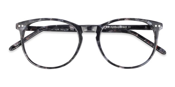 Fiction prescription eyeglasses (Gray/Floral)