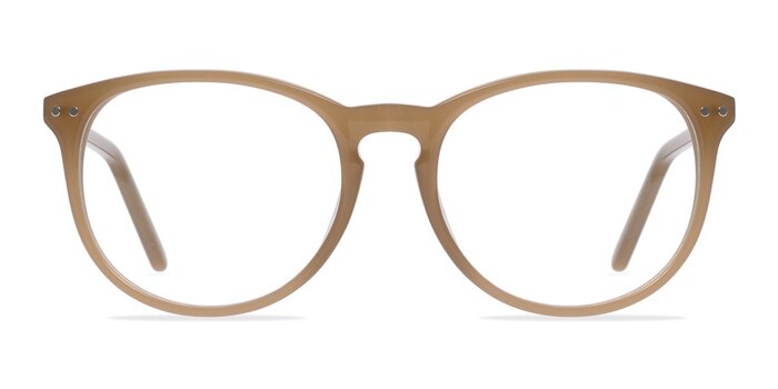 Fiction Taupe Acetate Eyeglass Frames from EyeBuyDirect