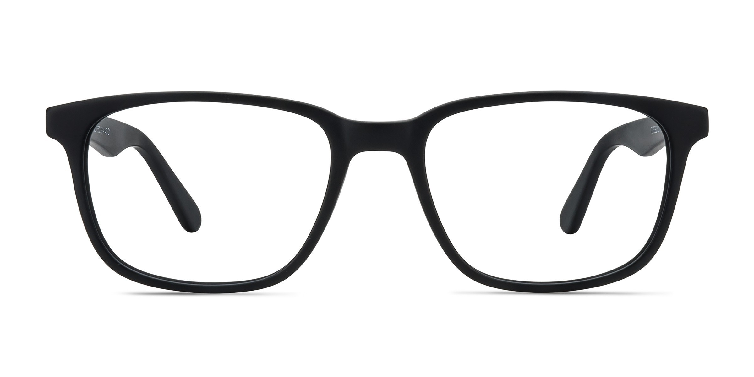 Bristol Rectangle Matte Black Full Rim Eyeglasses Eyebuydirect