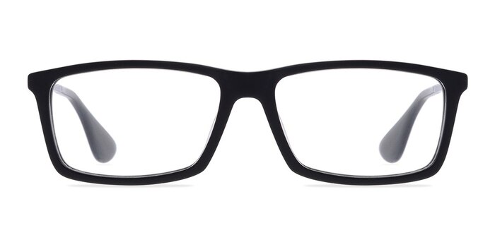 Madison Matte Black Acetate Eyeglass Frames from EyeBuyDirect