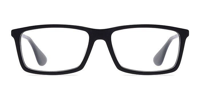 Madison Matte Black Acetate Eyeglass Frames from EyeBuyDirect