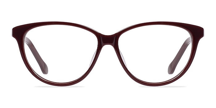 Pola Burgundy Acetate Eyeglass Frames from EyeBuyDirect