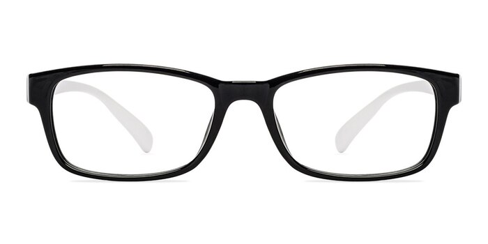 Danny  Black/White  Plastic Eyeglass Frames from EyeBuyDirect