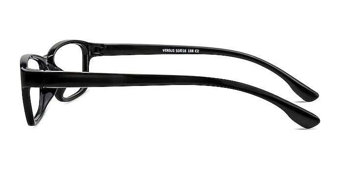 Versus  Black  Plastic Eyeglass Frames from EyeBuyDirect