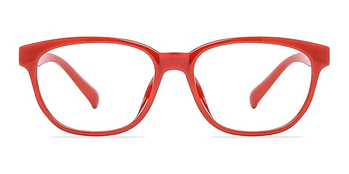 Moody  Red  Plastic Eyeglass Frames from EyeBuyDirect