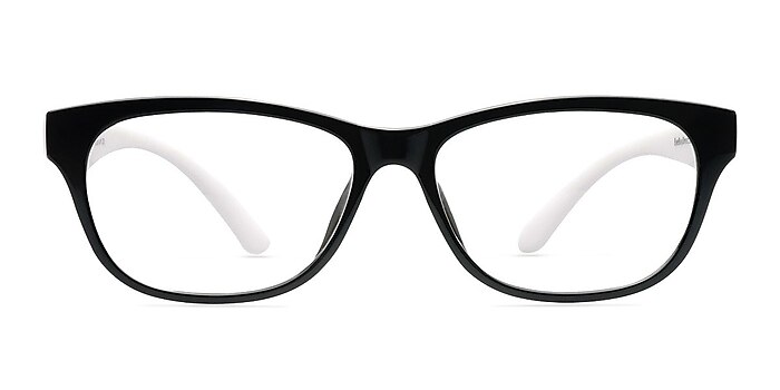Boulevard Black Plastic Eyeglass Frames from EyeBuyDirect