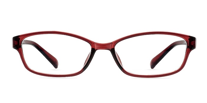 Janet  Burgundy  Plastic Eyeglass Frames from EyeBuyDirect