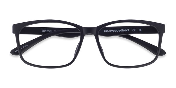 Boston prescription eyeglasses (Matte Black)