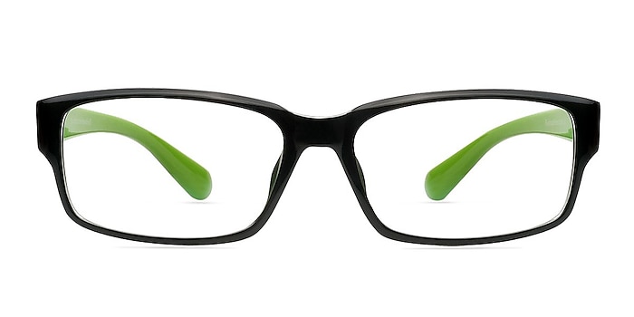 Apollo Black Plastic Eyeglass Frames from EyeBuyDirect