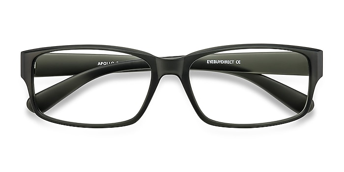 Matte Gray Apollo -  Lightweight Plastic Eyeglasses