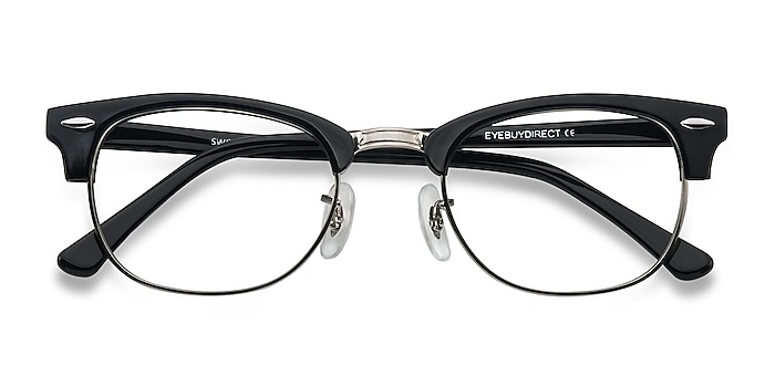 Black/Silver Sweet Jane -  Fashion Acetate Eyeglasses