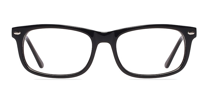 Birmingham Noir Acétate Montures de lunettes de vue d'EyeBuyDirect