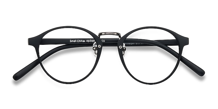 Matte Black/Gunmetal Small Chillax -  Fashion Plastic Eyeglasses