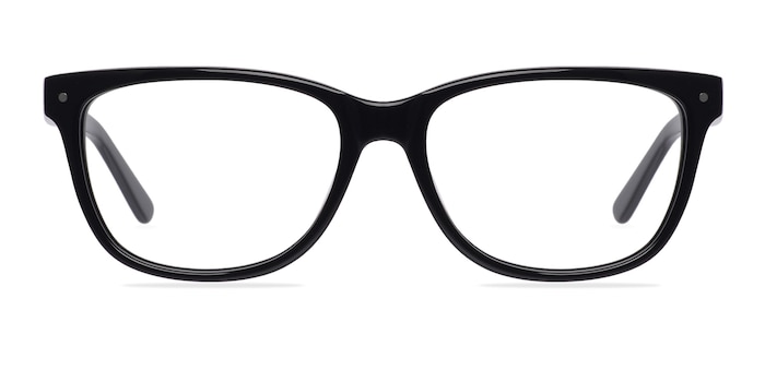 Allure Black Acetate Eyeglass Frames from EyeBuyDirect