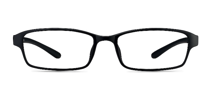 Preston Black Plastic Eyeglass Frames from EyeBuyDirect
