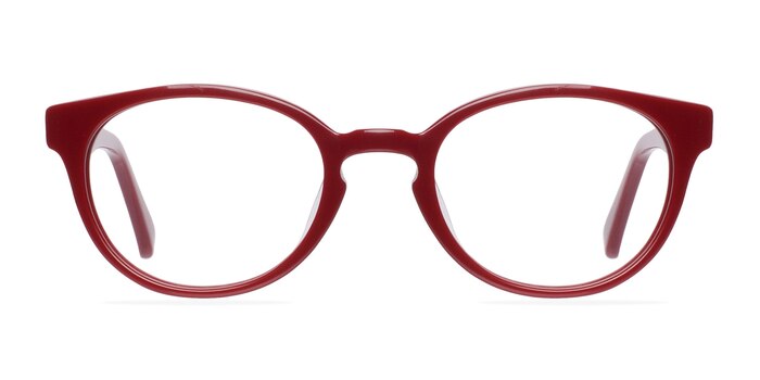 Rose Rouge Acétate Montures de lunettes de vue d'EyeBuyDirect